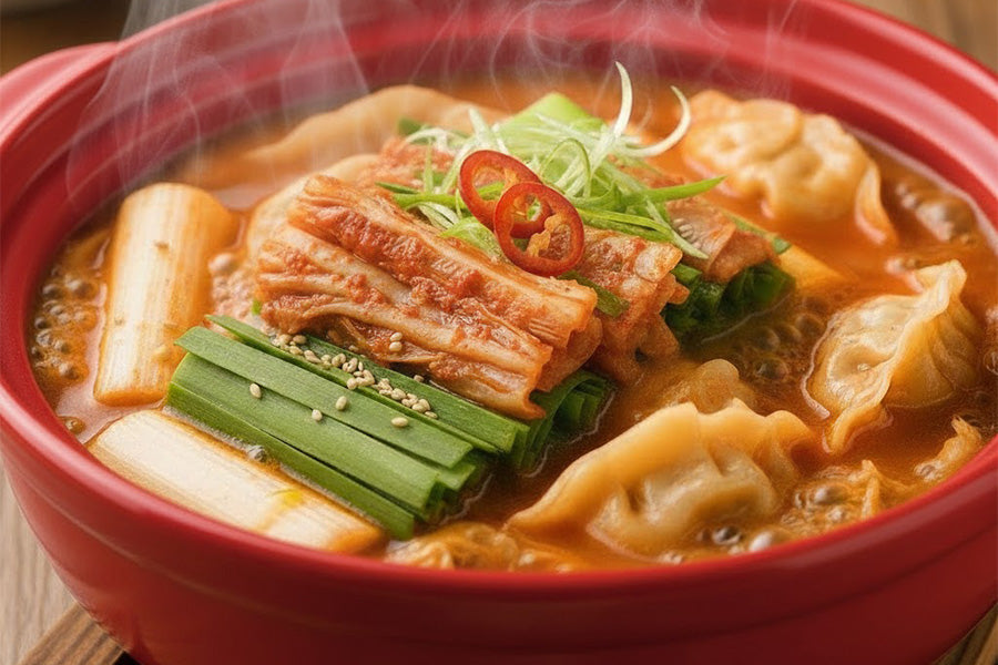 ［14］にらキムチ餃子鍋／栃木